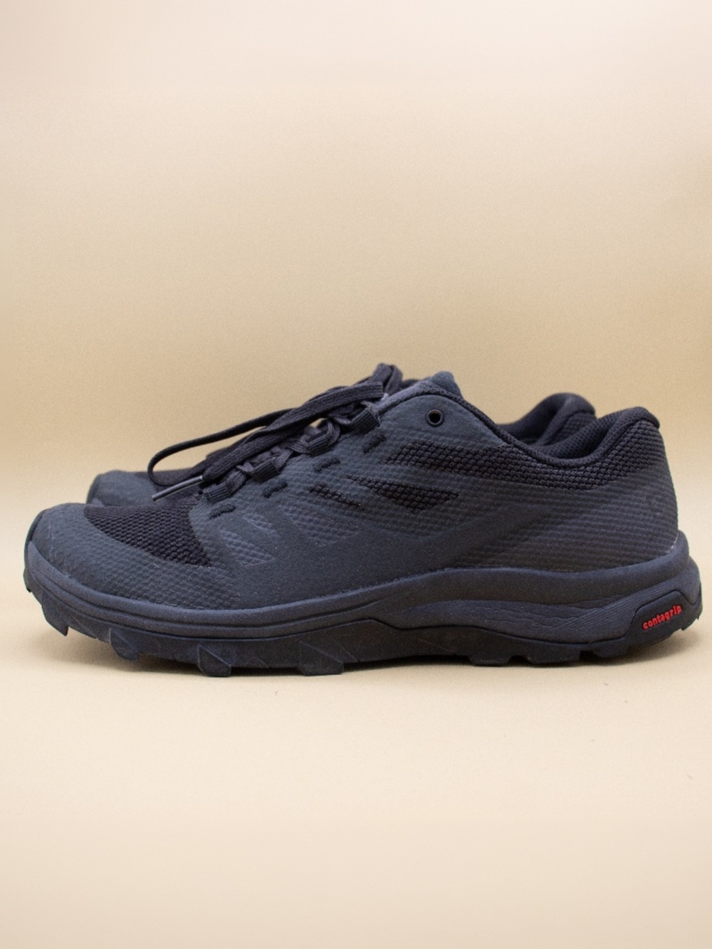 Salomon Outline Low Black Hiking Shoes 404852 Women’s Size 9.5